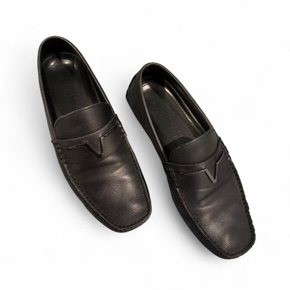 Versace Collection Other - Black leather Versace Collection loafers